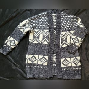 Gap cardigan sweater, fair isle, large